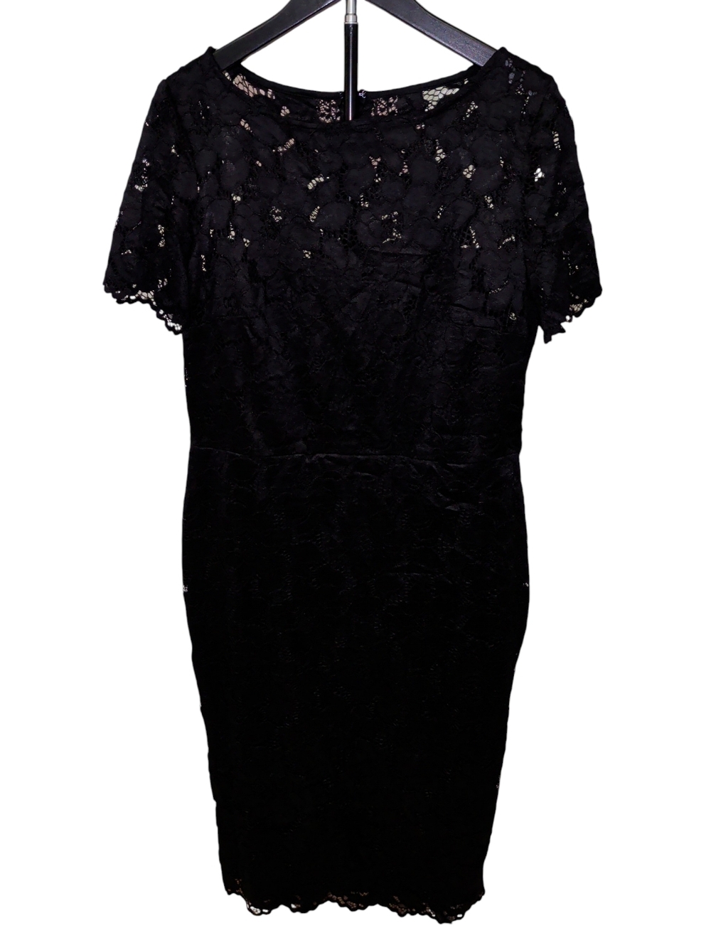 Retail $130 New Chaps Black Lace Dress